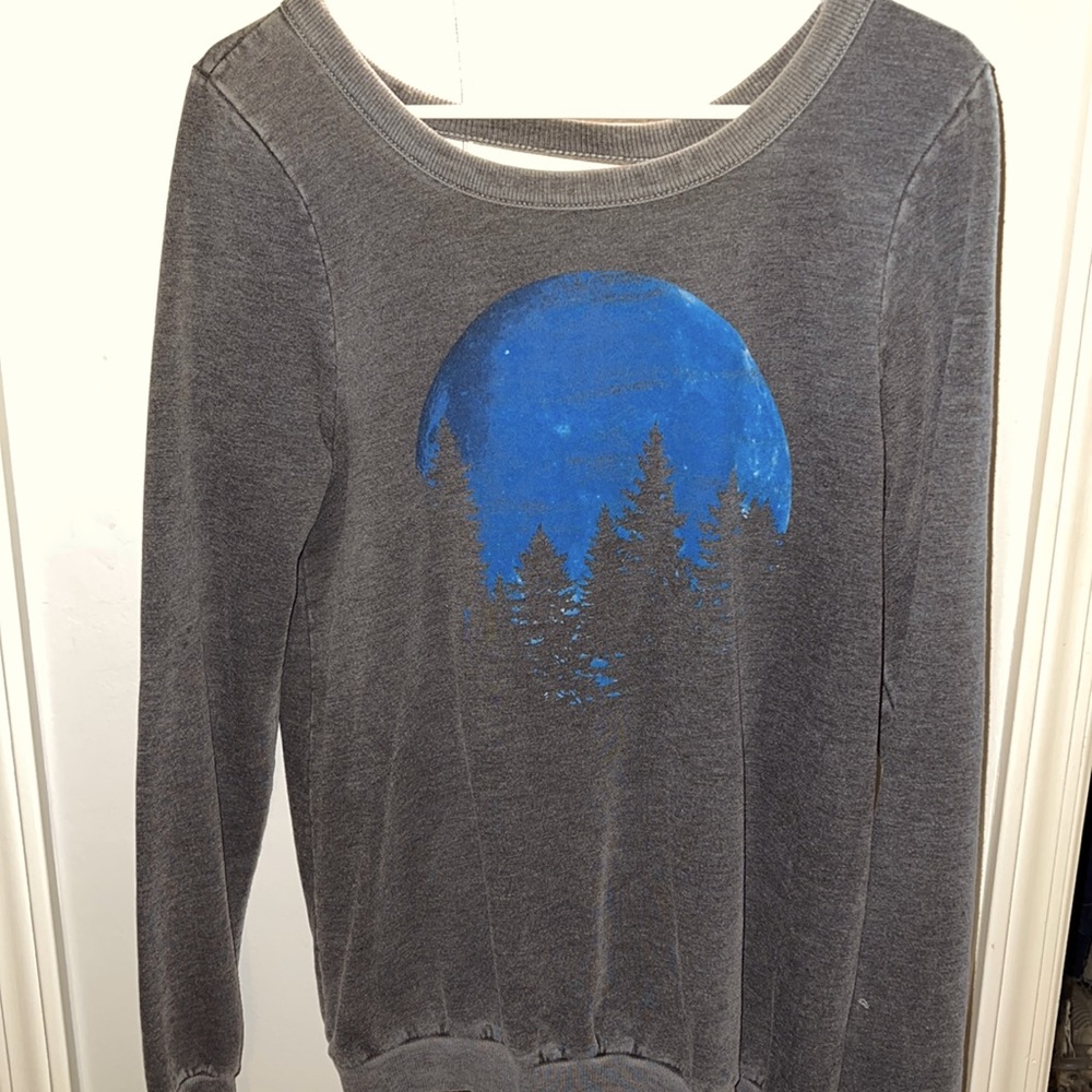 Chaser open back sweatshirt, Large